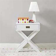 🌙 dorel living miles nightstand - white, enhanced for seo logo