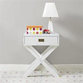 img 4 attached to 🌙 Dorel Living Miles Nightstand - White, Enhanced for SEO