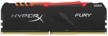 hyperx fury 8gb ram stick - 3200mhz ddr4 cl16 dimm 1rx8 rgb xmp desktop memory - hx432c16fb3a/8 logo