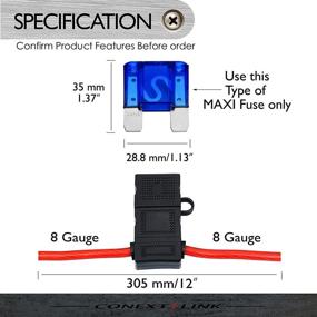 img 2 attached to 🔌 LFH8MAXI-1 Петля Maxi Держатель Плавких Предохранителей с Крышкой, 8 Калибр, 1 Пакет - Плавкий Предохранитель не включен