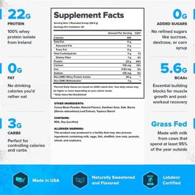 img 2 attached to 🏋️ Legion Whey+ Whey Isolate Protein Powder: Grass Fed, Low Carb, Low Calorie, Non-GMO, Lactose Free, Gluten Free, Sugar Free. Ideal for Weight Loss & Bodybuilding! (5 Pound, Chocolate)