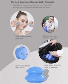 img 1 attached to Cupping Therapy Silicone Cellulite Massager Wellness & Relaxation and Massage Tools & Equipment