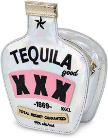 img 3 attached to UStyle Tequila Bottle Shaped 🍸 Clutch Purse: Sparkling Bag for Elegant Women