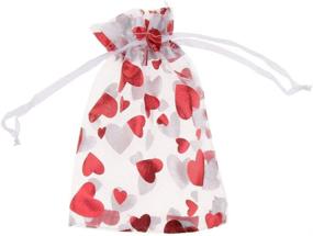 img 2 attached to Jewelry Packaging Drawstring Valentines Festival
