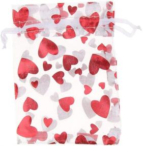 img 3 attached to Jewelry Packaging Drawstring Valentines Festival