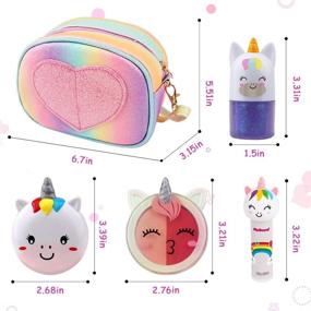 img 2 attached to 🦄 MerryXGift Makeup Unicorn Princess Toddlers: Magical Beauty for Little Ones