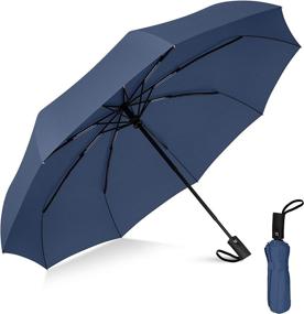 img 4 attached to ☔ Reinforced Rain Mate Compact Travel Umbrella: Optimal Umbrellas for Superior Durability
