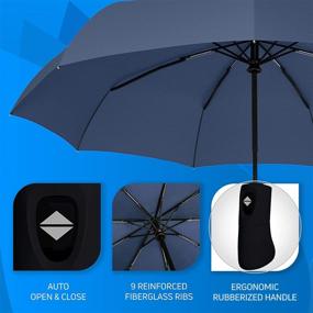 img 1 attached to ☔ Reinforced Rain Mate Compact Travel Umbrella: Optimal Umbrellas for Superior Durability