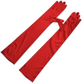img 3 attached to Stylish Greenmoe Finger Length Gloves: Must-Have Women's Accessories for Special Occasions