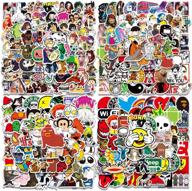 🎮 anime and cool stickers mixed pack - 300 pcs vinyl waterproof stickers for laptop, car, skateboard, bumper, hard hat, water bottles, computer, phone - stickers for teens, adults, and kids (300 pcs stickers) logo