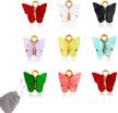 butterfly colorful acrylic necklace bracelet logo