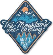 🏔️ o'houlihans - the mountains are calling iron on patch - hiking, camping, travel, adventure patch logo