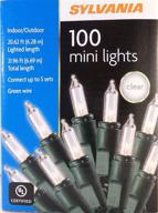 sylvania indoor/outdoor clear mini lights - string of 100: osham sylvania, inc's premium lighting solution логотип