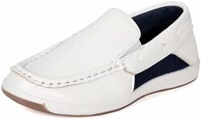img 4 attached to Мокасины для мальчиков - CHERRY POPO коричневые 05 - удобная и комфортная обувь