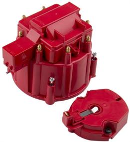 img 3 attached to High Performance Red Male HEI Distributor Cap & Rotor 🔥 Replacement - Affordable Option for SBC BBC 305 350 454 Engines