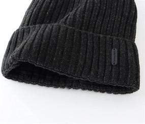 img 1 attached to 🧢 Connectyle Men's Winter Hats with Thick Knit Cuff, Warm Beanie Cap with Lining - Classic Design