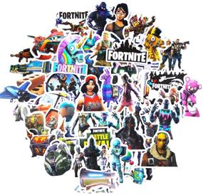 img 4 attached to 🎮 Gaming Stickers for Party Favors (100pcs) - Water Bottles, Teens, Girls, Luggage, Bicycle, Notebooks, Computers, Phone, Cars