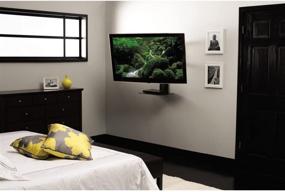 img 2 attached to 📺 Sanus VMF322-B1 Low Profile Full Motion Medium Black Wall Mount Bracket - Advanced Functionality for Optimal Viewing Experience