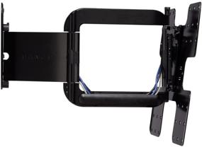 img 1 attached to 📺 Sanus VMF322-B1 Low Profile Full Motion Medium Black Wall Mount Bracket - Advanced Functionality for Optimal Viewing Experience