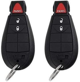 img 2 attached to 🔑 SaverRemotes 3-Button Key Fob for Dodge Challenger, Charger, Grand Caravan, Chrysler 300, RAM 1500 2500 3500 Keyless Entry Remote Replacement | M3N5WY783X IYZ-C01C Compatible