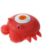 freshliance baby bath thermometer and floating bath crab toy - waterproof, usb rechargeable, perfect for bathtubs and swimming pools logo