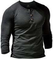 👕 muscle alive henleys t shirt: the ultimate relaxed men's clothing for stylish shirts logo