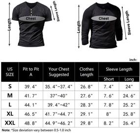 img 3 attached to 👕 Muscle Alive Henleys T Shirt: The Ultimate Relaxed Men's Clothing for Stylish Shirts