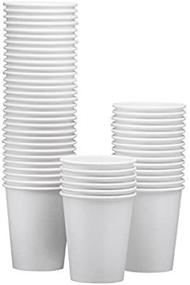 img 1 attached to 🥤 200-Pack 12 oz White Paper Cups - Hot/Cold Drinking Cups for Water, Juice, Coffee or Tea - Ideal for Water Coolers, Parties, or Coffee On the Go - NYHI