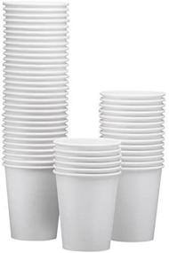 img 3 attached to 🥤 200-Pack 12 oz White Paper Cups - Hot/Cold Drinking Cups for Water, Juice, Coffee or Tea - Ideal for Water Coolers, Parties, or Coffee On the Go - NYHI