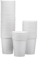 🥤 200-pack 12 oz white paper cups - hot/cold drinking cups for water, juice, coffee or tea - ideal for water coolers, parties, or coffee on the go - nyhi logo