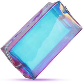 img 3 attached to Holographic Iridescent Cosmetic Waterproof Portable