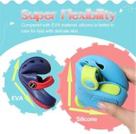 👣 comfortable scrouffey toddler silicone sandals: perfect boys' shoes for happy feet logo