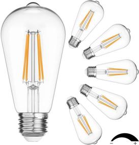 img 4 attached to 💡 Brilliantly Illuminating OmiBrite E26 Edison Bulbs: Enhance Your Ambiance!