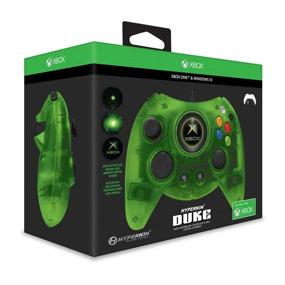 img 3 attached to 🎮 Limited Edition Hyperkin Duke Wired Controller for Xbox One/Windows 10 PC (Green) - Officially Licensed by Xbox
