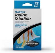 🧪 accurate and reliable seachem multitest iodine and iodide test kit for precise results logo