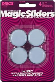 img 4 attached to Gray Sliding Discs - Magic Sliders 4038 Series, Pack of 4, 1-1/2