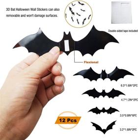 img 1 attached to 🎃 Halloween Balloons Garland Kit – 92 Pack: Latex BOO Foil, Confetti, Bat Decorations – Party Supplies & Favors