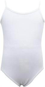 img 4 attached to 🩰 Dancina Adjustable Strap Camisole Leotard for Ballet and Gymnastics - Front Lined (Ages 2-10)