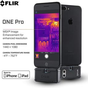 img 3 attached to 📷 FLIR ONE Pro - Professional Grade Thermal Camera for iOS Smartphones - Featuring VividIR and MSX Image Enhancement Technology