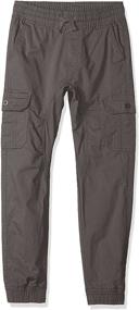 img 2 attached to Boys' Southpole Washed Stretch Ripstop Jogger Pants - Durable and Stylish Clothing