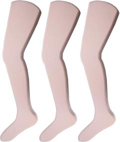 img 1 attached to 🧦 Jefferies Socks Pantyhose 3 Pack: Perfect Toddler Girls' Socks & Tights Combo