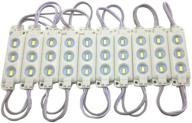 🔆 yxhl cool white led module 12v - 3 led injection module kit for letter signs, billboards, indoor/outdoor lighting - waterproof 5730 smd - diy, pack of 20 логотип