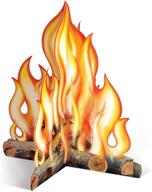🔥 enhance your party with beistle 57322 3d campfire centerpiece, 12-inch (3-pack) logo