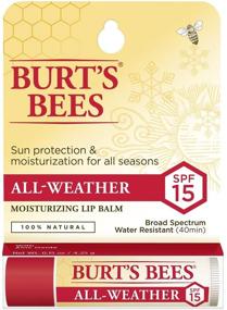 img 4 attached to Burts Bees All Weather Moisturizing Resistant