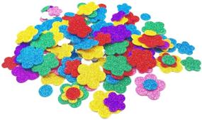 img 3 attached to Hyamass Multicolor Adhesive Glitter Stickers