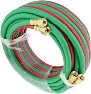 25-foot abn twin welding hose with 1/4 inch b fittings for oxygen acetylene torch, cutting torch hoses oxy acetylene hose logo