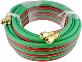 img 3 attached to 25-Foot ABN Twin Welding Hose with 1/4 Inch B Fittings for Oxygen Acetylene Torch, Cutting Torch Hoses Oxy Acetylene Hose