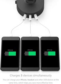 img 1 attached to Bedside Wireless Charging Charger Nightstand