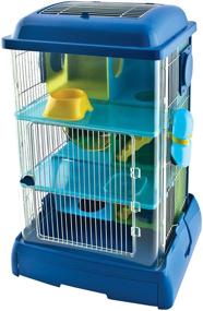 img 1 attached to 🐹 Ware Manufacturing Critter Universe AvaTower Habitat for Hamsters, Mice & Gerbils - Small, Blue (Model: 02245)