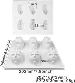 img 3 attached to Rabbit Silicone Mousse Pudding Plaster